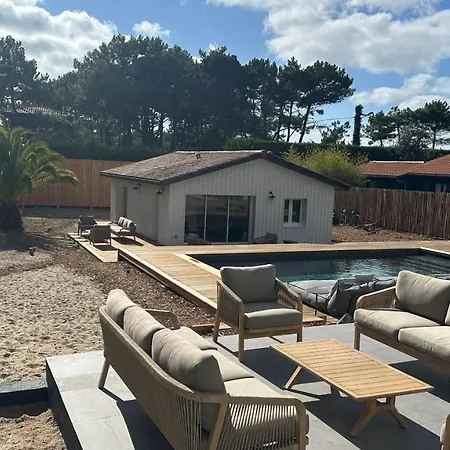 Villa Le 144 Ferret Cabane De 8 Chambres, 8 Sde & Piscine *
